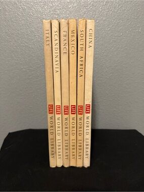 6 Vintage LIFE World Library Books